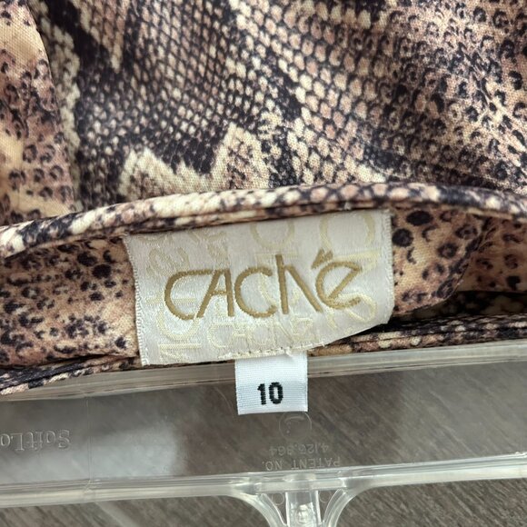 Skirt Snakeskin Pattern Cache Size 10 - Picture 3 of 3